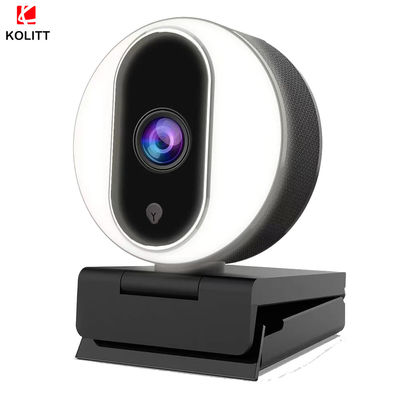 Double code Ring Light du webcam 720P 60FPS H.264 de filtre de beauté du microphone C21