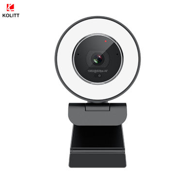 webcam de filtre de beauté de 1080P 60FPS avec la mise au point automatique rapide de couverture d'intimité