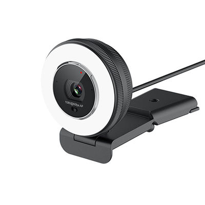 Webcam à télécommande d'ordinateur portable de la came 1080P 60FPS du courant C24 avec Ring Light