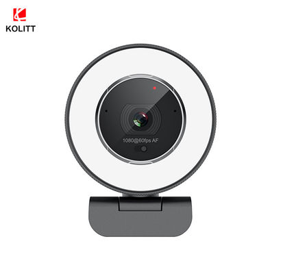 Webcam à télécommande d'ordinateur portable de la came 1080P 60FPS du courant C24 avec Ring Light