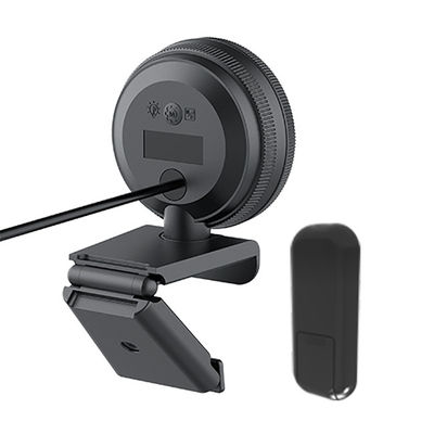 Caméra de HD 1080p 60fps USB avec Ring Light/à télécommande construite dans la couverture d'intimité
