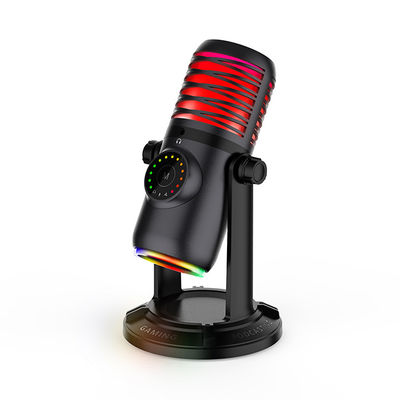 Couler le microphone Podcast de jeu du condensateur MIC USB RVB pour le PC PS4 PS5 d'ordinateur portable