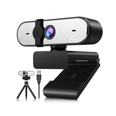 webcam de PC du webcam 1080P 60FPS USB de la mise au point automatique 2K plein HD avec le double microphone