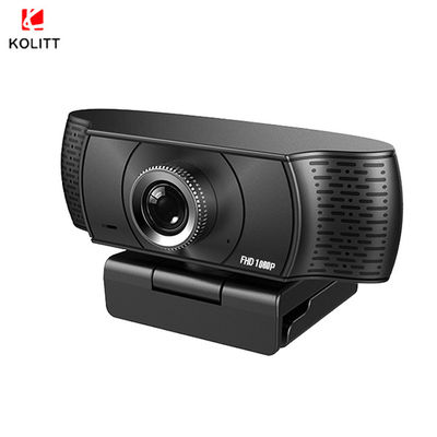 Angle réglable de webcams manuels du foyer HD 1080P établi dans le microphone