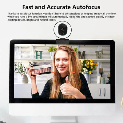 Webcam de Ring Light de couleur de FaceTime AF Live Broadcast Cameras FHD 3
