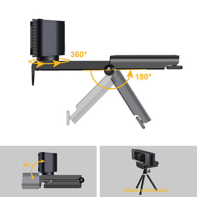 caméra USB HD de PC de 1080P 30FPS CMOS coulant le webcam avec la couverture d'intimité