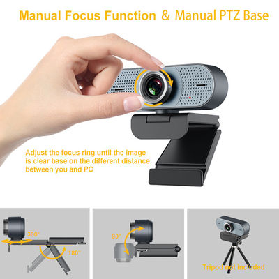 Correction automatique de faible luminosité du foyer 1080P de jeu de compression vidéo manuelle du webcam FHD H.264