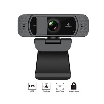 webcam de mise au point automatique de webcam de couverture d'intimité de 720P 1080P avec le microphone
