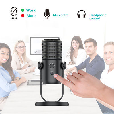 microphone de condensateur de 16bit 24bit USB 48KHZ Live Recording Microphone