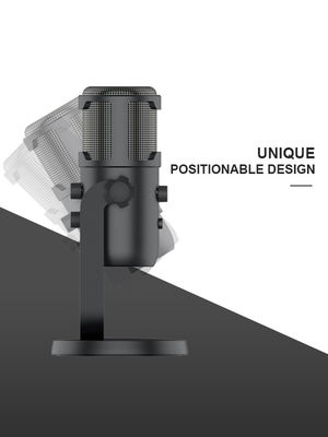 Studio enregistrant le microphone de condensateur d'USB avec la dynamique large