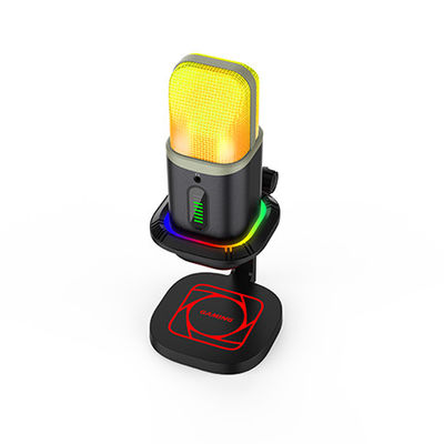 Le microphone de condensateur d'USB de catégorie de studio LED s'allume pour le PC/Mac