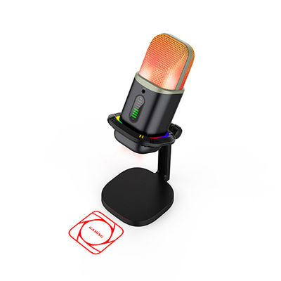 Microphone de condensateur de 96KHZ 192KHZ USB avec le support antichoc