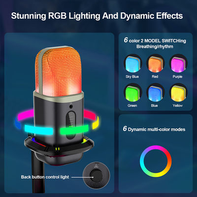 Microphone d'enregistrement de chanson de K, 96KHZ 192KHZ Live Broadcast Microphone
