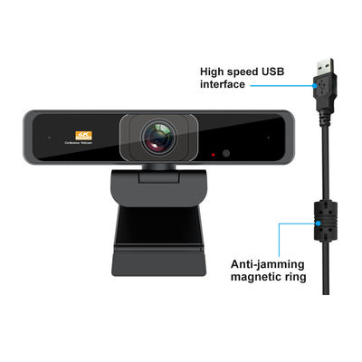 Caméra Web de classe en ligne Webcam de jeu 8MP 4K avec cache de confidentialité