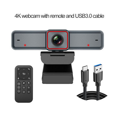 110 degrés de webcam grand-angulaire 4K de HD avec la fonction du microphone AI