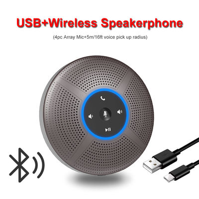 Speakerphone sans fil de microphone de conférence d'orateur pour le téléphone portable et le PC