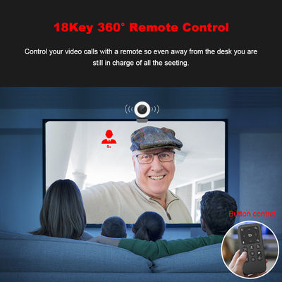 Webcams de la haute définition de connectivité d'USB de vidéoconférence construits dans le microphone 2pcs